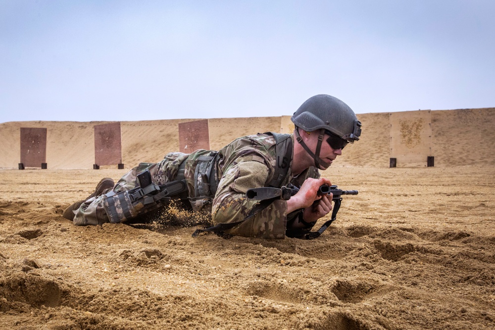 N.J. Best Warrior Competition stress shoot