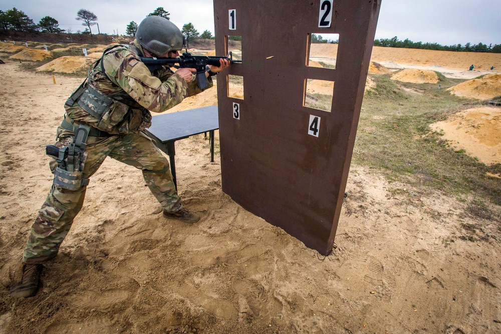 N.J. Best Warrior Competition stress shoot