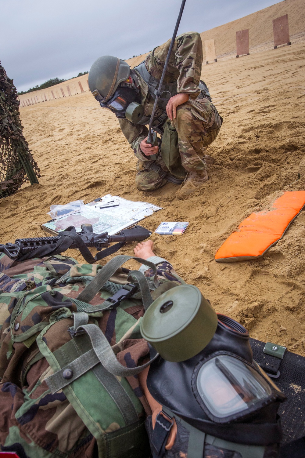 N.J. Best Warrior Competition stress shoot