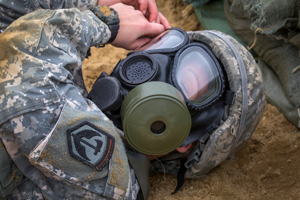 N.J. Best Warrior Competition stress shoot