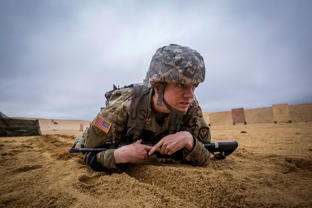 N.J. Best Warrior Competition stress shoot