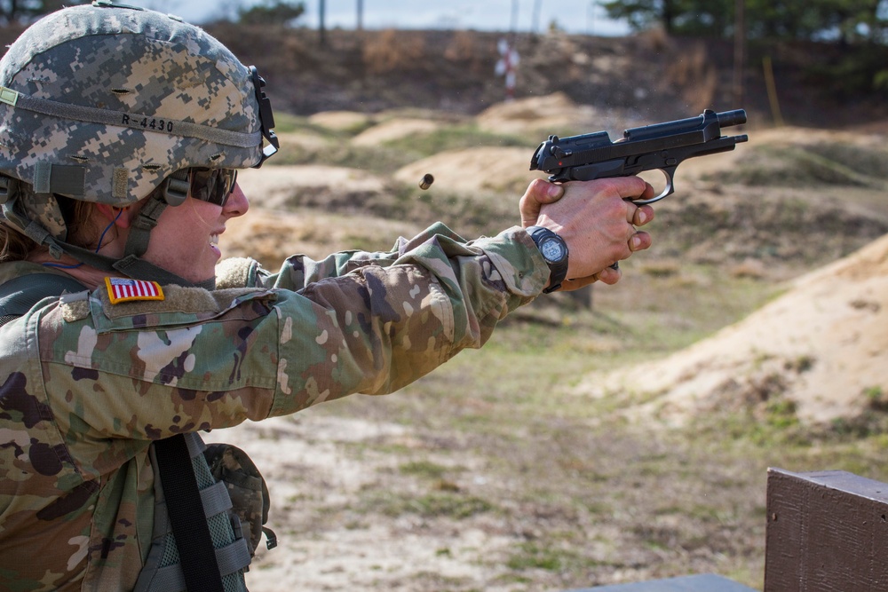 N.J. Best Warrior Competition stress shoot