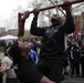 Marines share core values with student athletes at Penn Relays