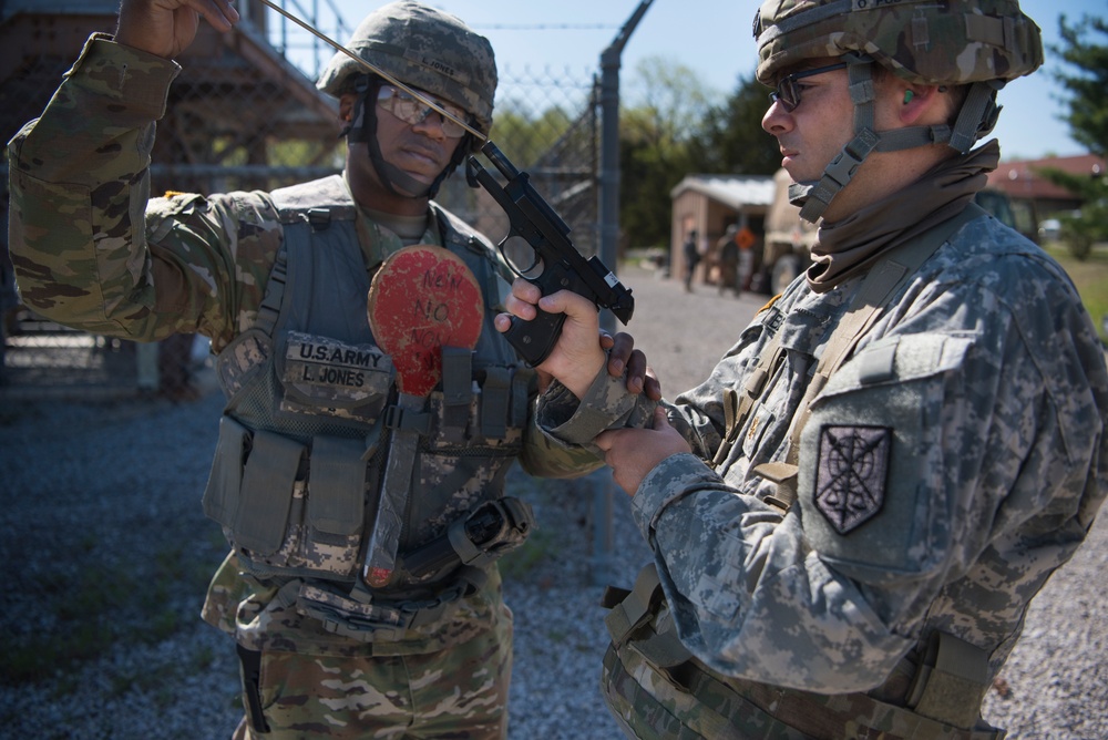 Military Police Command trains in the field