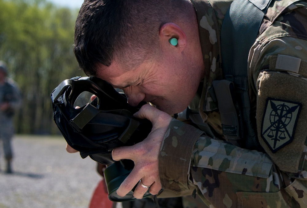 Military Police Command trains in the field