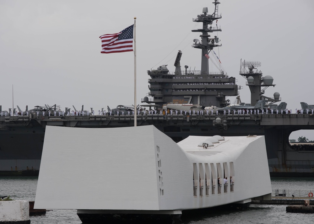 USS Theodore Roosevelt (CVN 71) Arrives in Hawaii