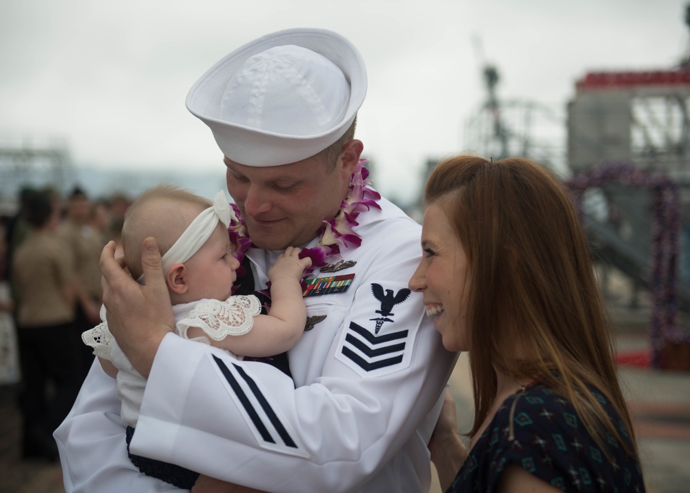 USS Preble (DDG 88) Returns Home to Hawaii