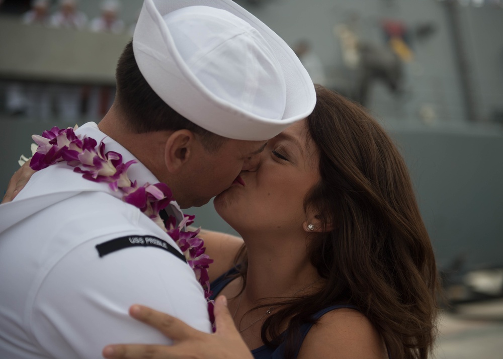 USS Preble (DDG 88) Returns Home to Hawaii