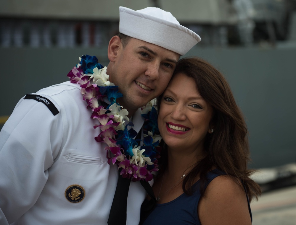 USS Preble (DDG 88) Returns Home to Hawaii