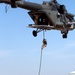 Iraqi counterterror student fast-ropes from helicopter