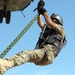 Iraqi student conducts fast-rope training