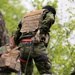 Tajik soldiers practice their mountaineering skills with U.S. partners