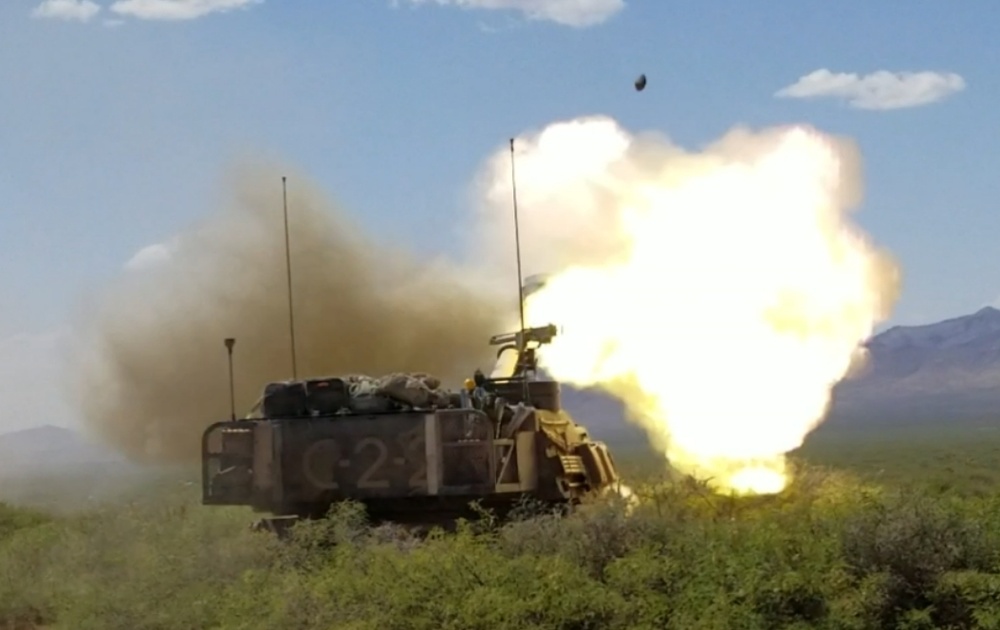 2-114th Field Artillery conducts battalion gunnery
