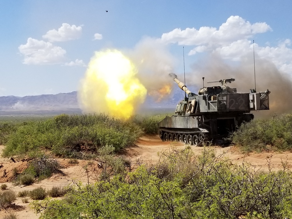 2-114th Field Artillery conducts battalion gunnery