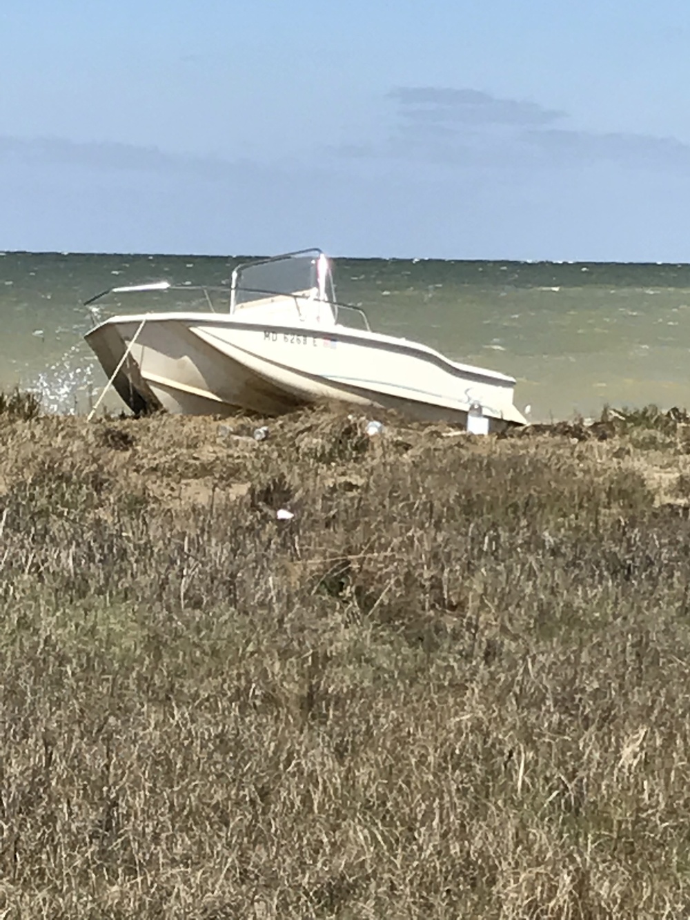 Coast Guard assists boaters stranded on island in Chesapeake Bay