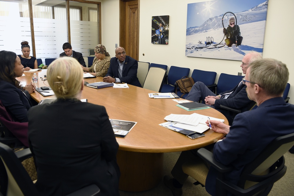 DoN HBCU/MI office visits University of Alaska Fairbanks