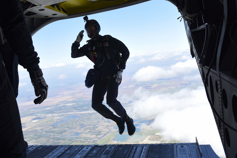 USAFA cadets jump into Beale AFB