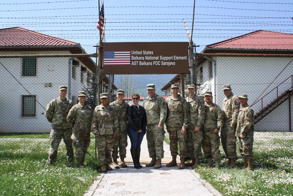 Cal Guard Soldiers get Multinational Experience at NATO Headquarters Sarajevo