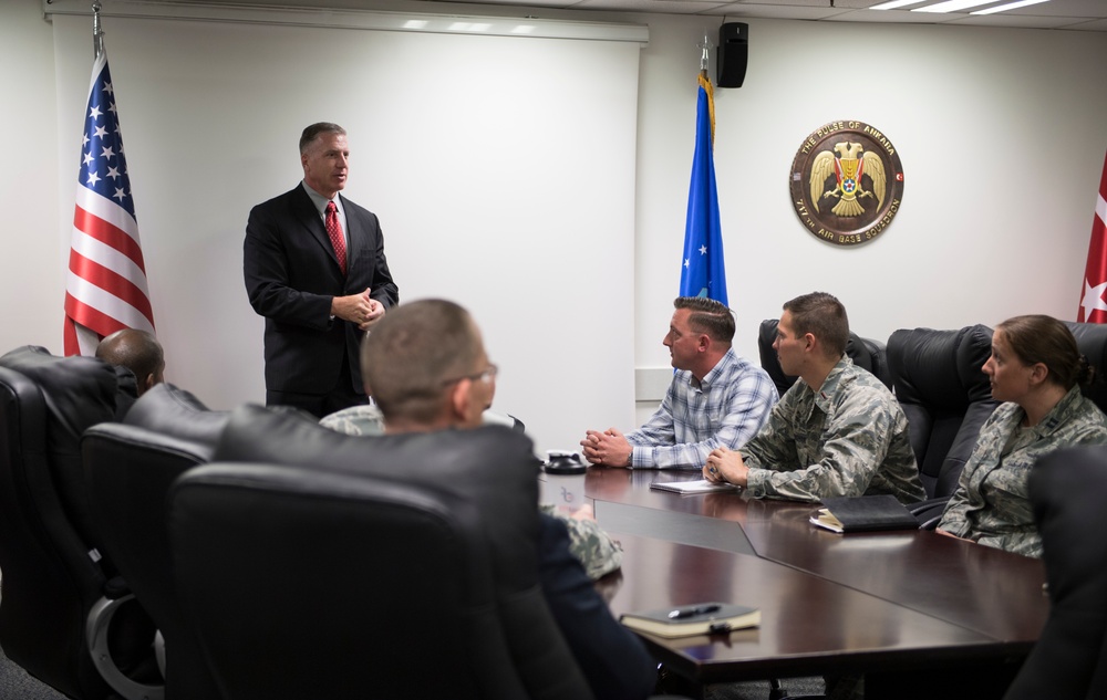 39th Command Team visits 717th and 425th ABS'