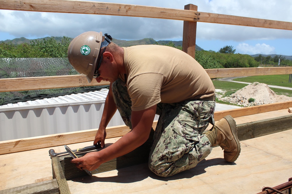 Naval Mobile Construction Battalion (NMCB) 11 Detachment Guam April 27th 2018