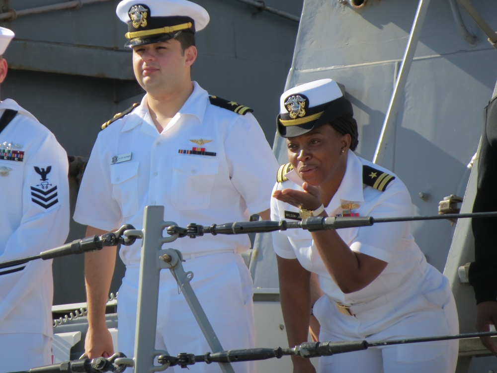 USS Farragut Departing for Deployment