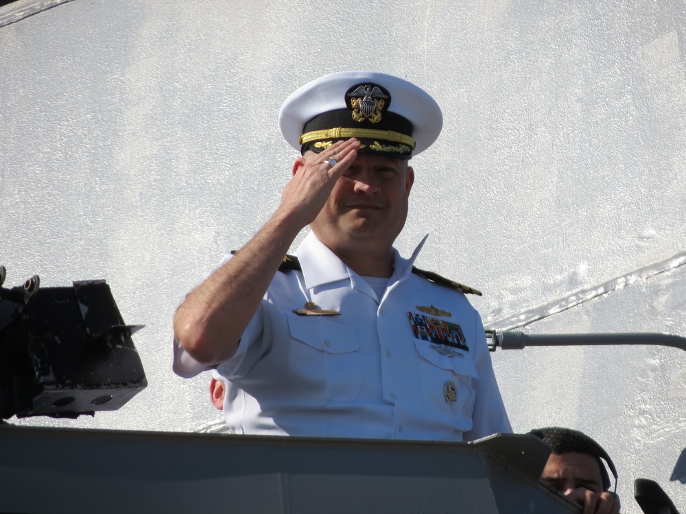 USS Farragut Departing for Deployment