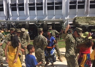Seabees Celebrate Culture Day at Chuuk High School