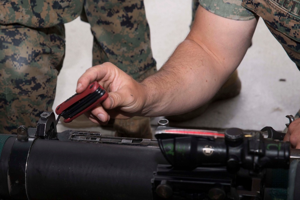 Lejeune Marines conduct boresight exercise