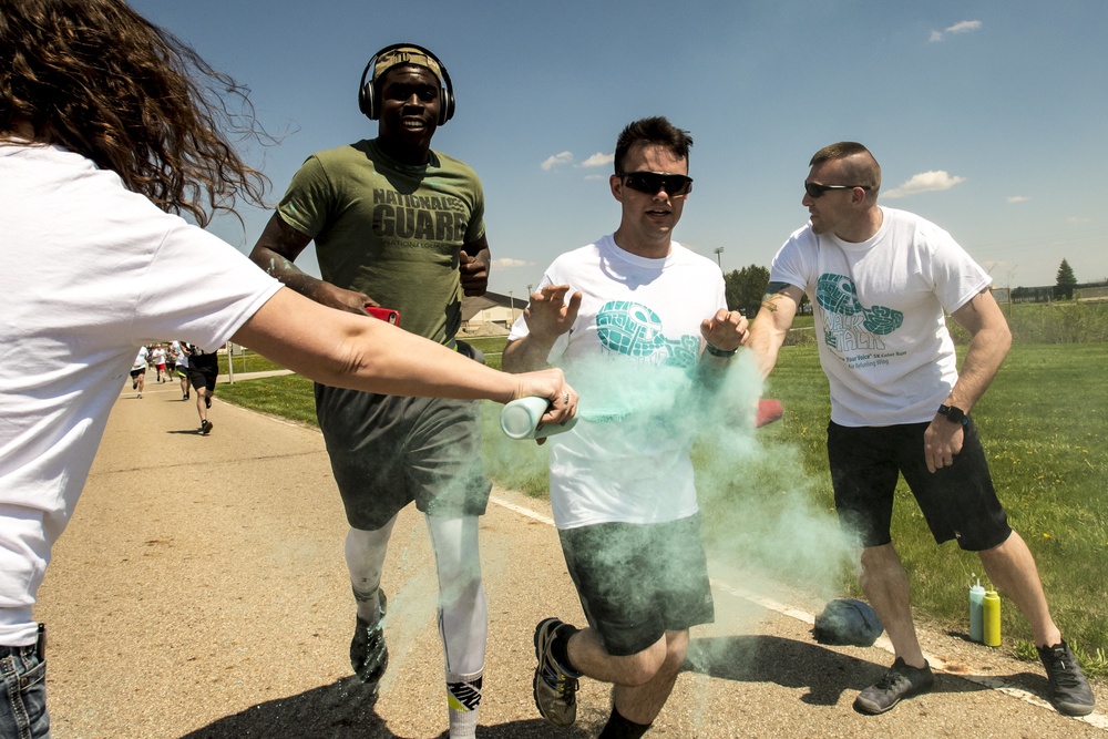 Sexual assault prevention awareness month 5K color run