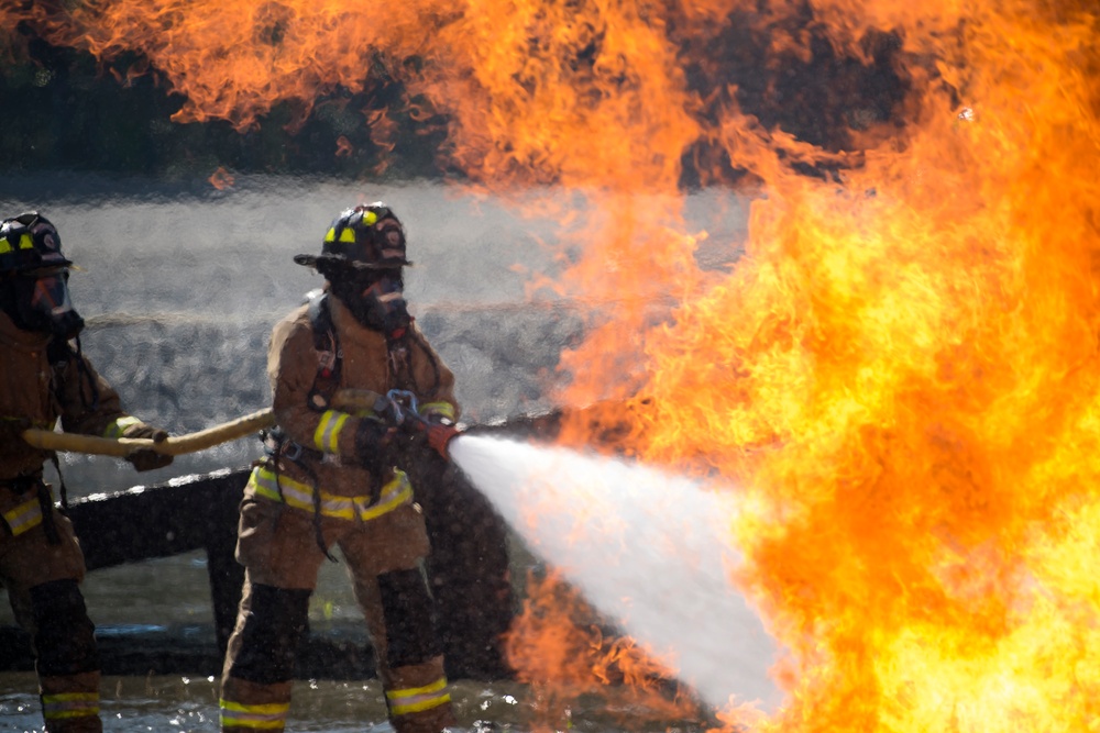 Firefighters combine forces, improve life-saving skills