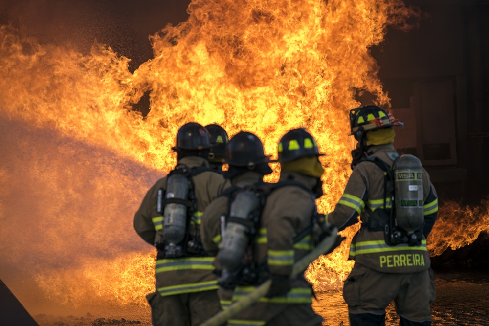 Firefighters combine forces, improve life-saving skills