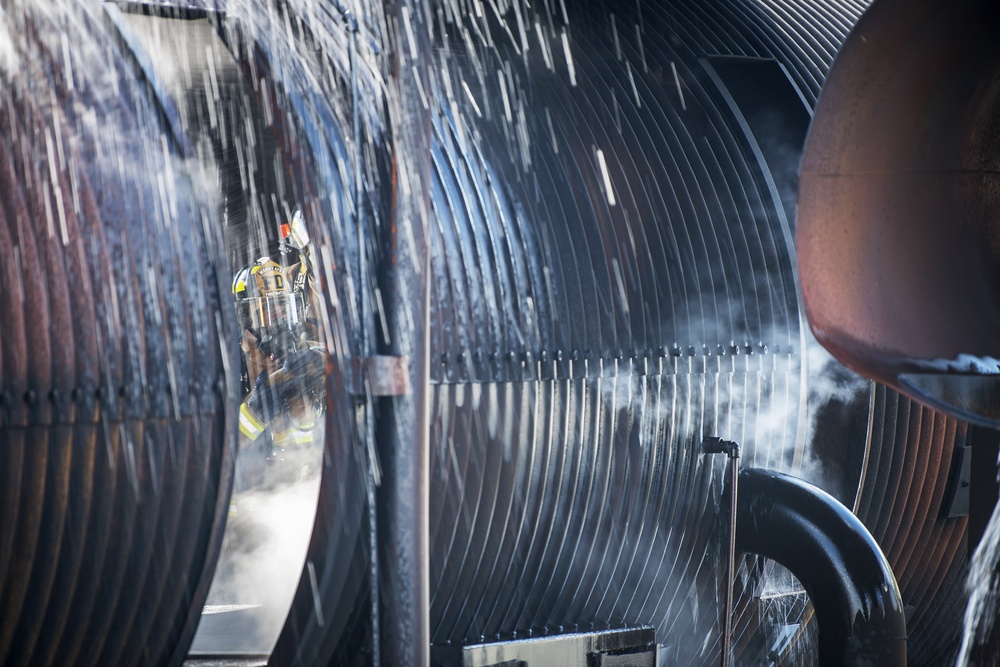 Firefighters combine forces, improve life-saving skills