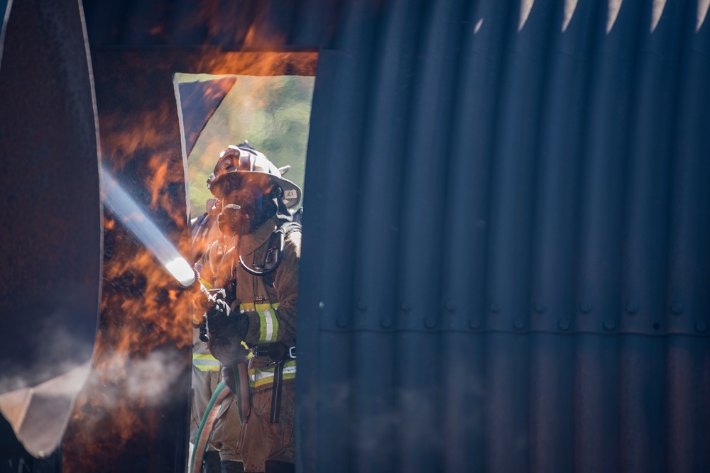 Firefighters combine forces, improve life-saving skills