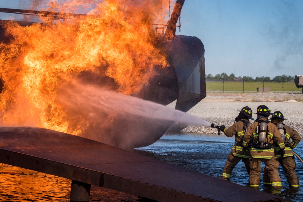 Firefighters combine forces, improve life-saving skills