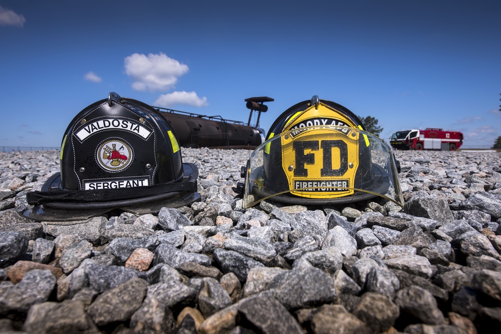 Firefighters combine forces, improve life-saving skills