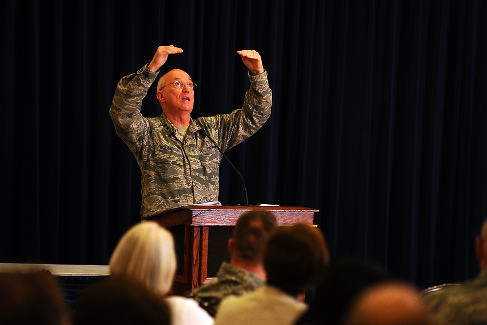 Air Force chief of chaplains visits Offutt and reflects on the past