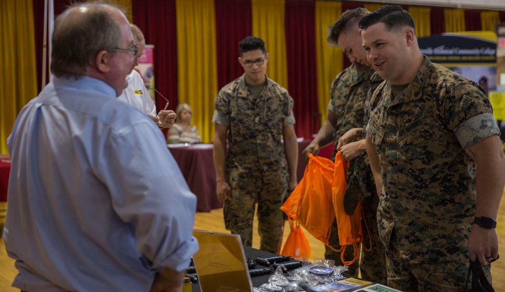 Colleges flood Goettge Memorial Field House for National Education Expo