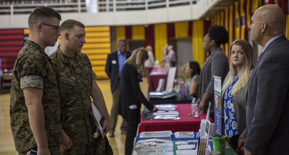 Colleges flood Goettge Memorial Field House for National Education Expo