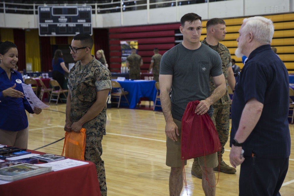 Colleges flood Goettge Memorial Field House for National Education Expo