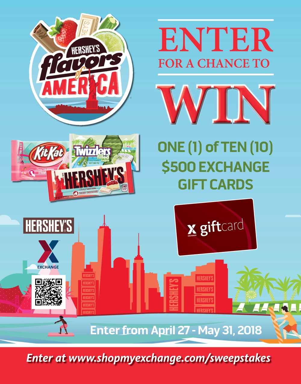 Hershey's Flavors of America Sweepstakes