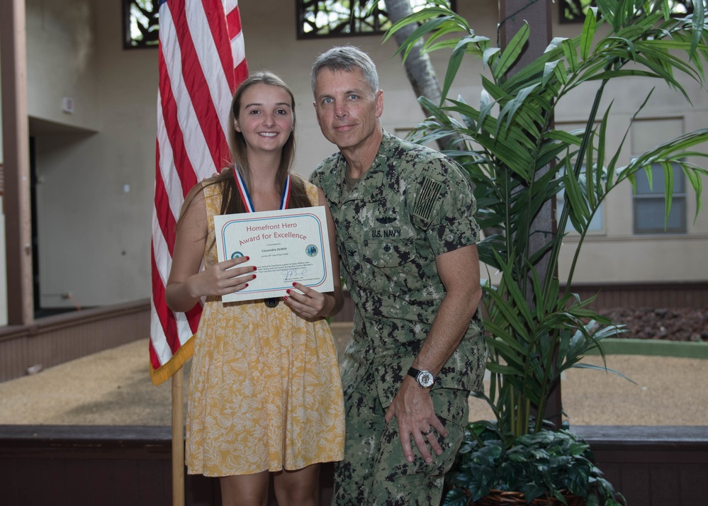 2018 Homefront Hero Ceremony