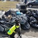 Garbage collected in Seneca Bluffs Park on Earth Day