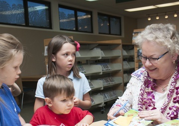 Tish Rabe entertains families