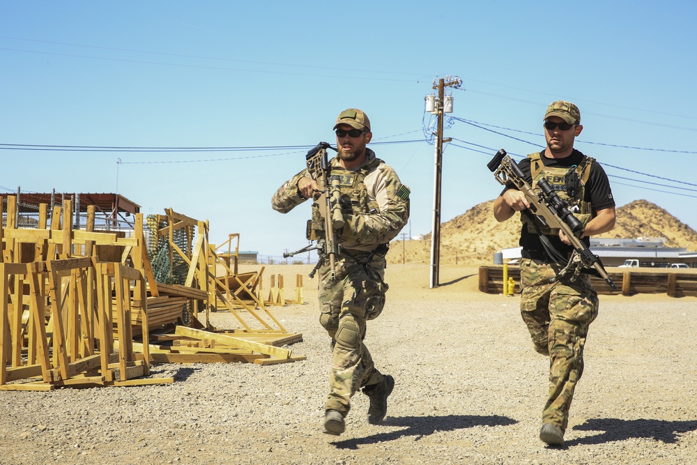 Elite snipers on target aboard the Combat Center