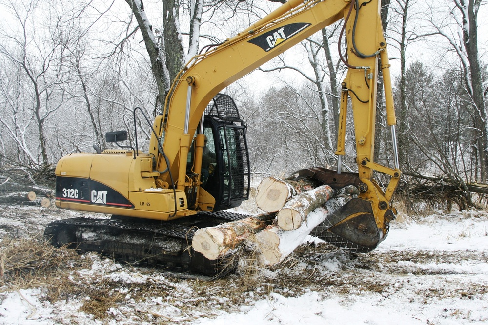 2015 tree removal work on Fort McCoy's South Post