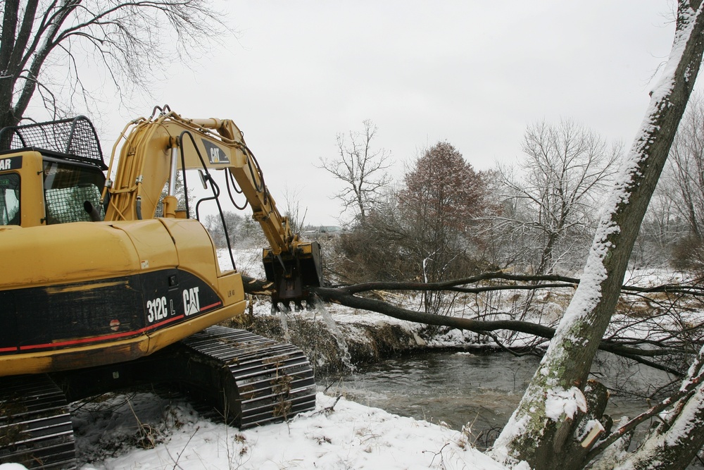 2015 tree removal work on Fort McCoy's South Post