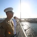 Time To Get Sandy: U.S. Marines And Sailors Man The Rails At Port Everglades