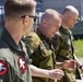 Norwegian general visits 2nd MAW