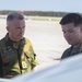 Norwegian general visits 2nd MAW