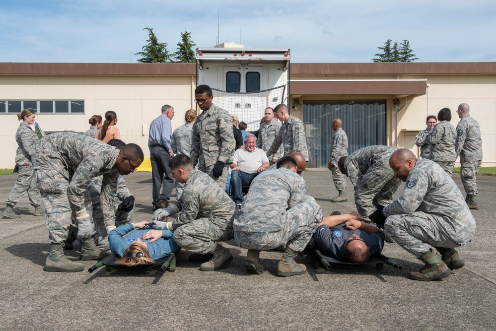 Vice Chief of Staff, Civic Leaders experience the Pacific’s premiere airlift hub